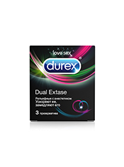 Durex Dual Extase, 3 шт.