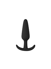 Shots Toys Slim Butt Plug, черный