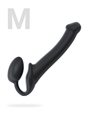 Страпон strap-on-me Bendable M, черный