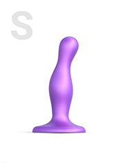 strap-on-me Dildo Plug Curvy, S / фиолетовый металлик