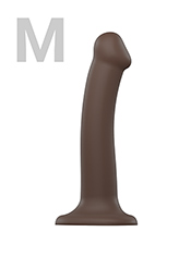 strap-on-me Dual Dildo M, шоколадный