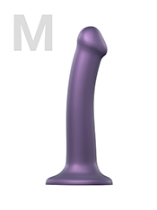 strap-on-me Metallic Shine Dildo M, «космический фиолетовый»