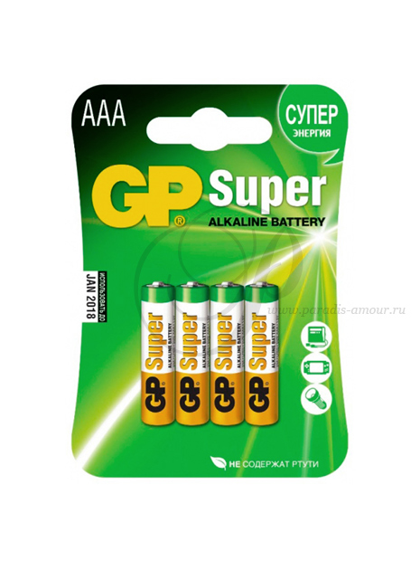 Батарейки AAA GP Super Alkaline (4 шт.)
