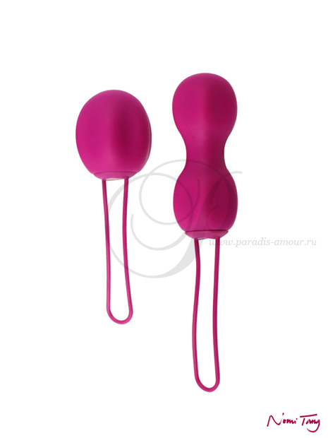 Вагинальные шарики Nomi Tang IntiMate, красно-фиолетовый