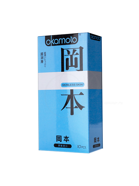 Презервативы Okamoto Skinless Skin Lubricative Okamoto Skinless Skin Lubricative, 10 шт.