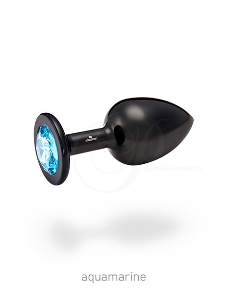Rosebuds Light Plug XL, черный / aquamarine