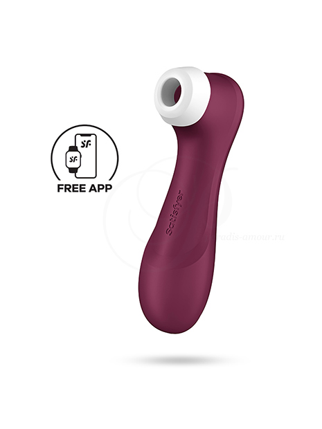 Satisfyer Pro 2 Generation 3 APP, бордовый