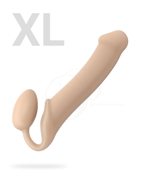 Страпон strap-on-me Bendable XL, телесный